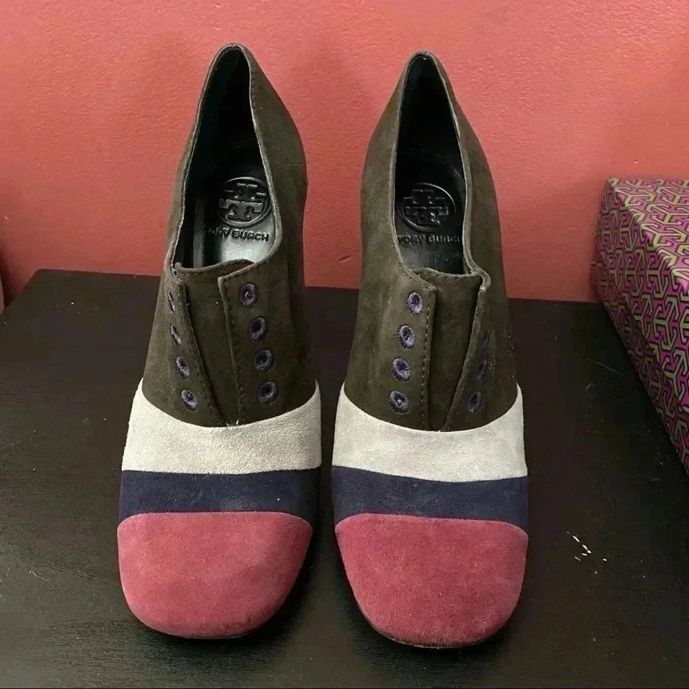 Tory Burch Multicolor Block Heels